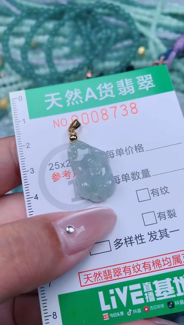 翡翠未镶嵌颈饰.0008738