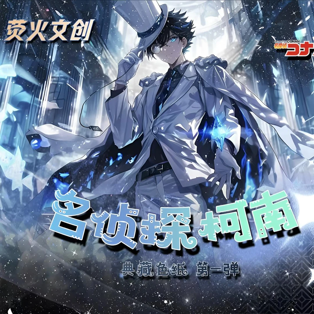 筱筱【荧火文创】名侦探柯南A6色纸国产二创收藏卡牌（默认代拆）