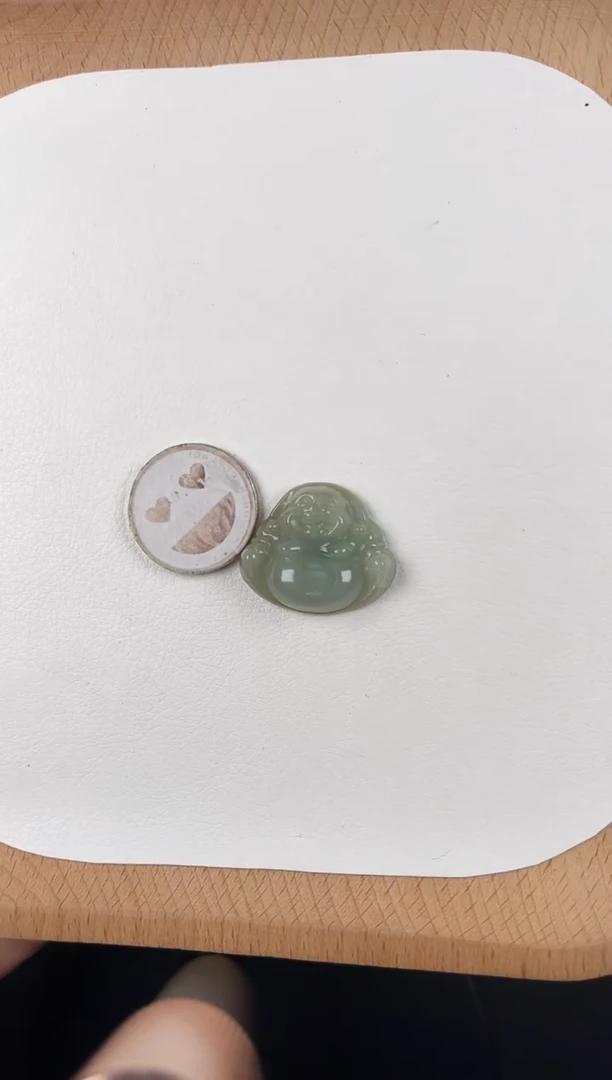 颈饰未镶嵌翡翠孤品-14