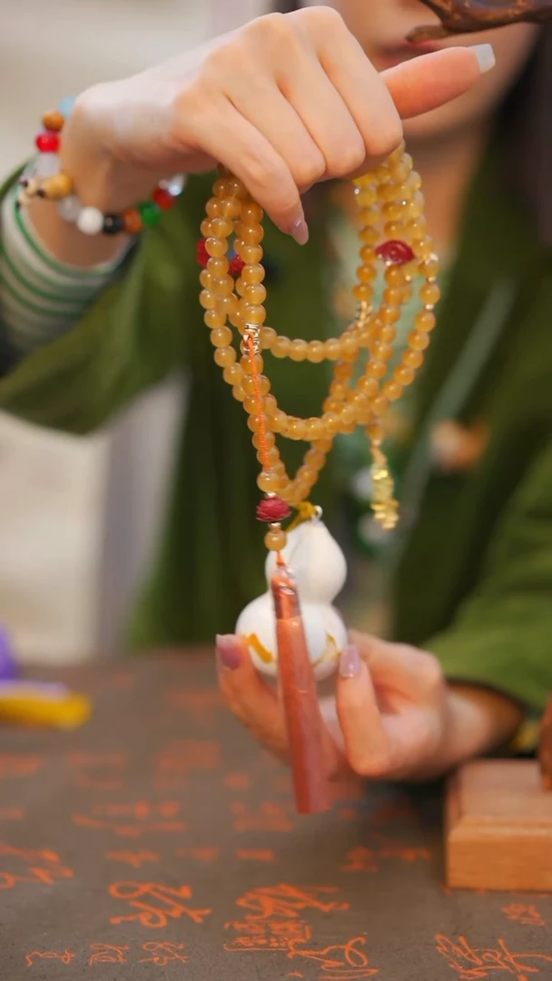 506非遗漆手艺工天然葫芦文玩福禄