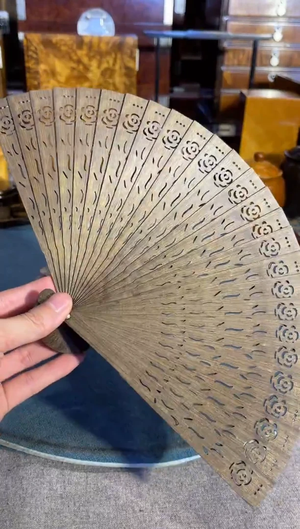 乌木类成套家具阴沉玫瑰扇子单个 通货