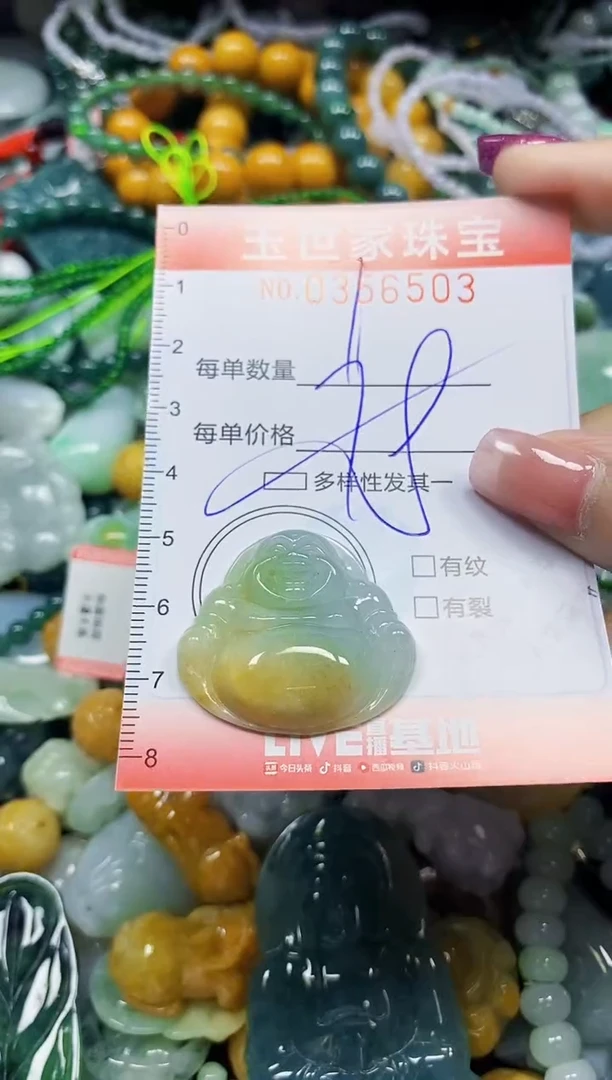 颈饰未镶嵌翡翠璧*翡翠闪购Y0356503