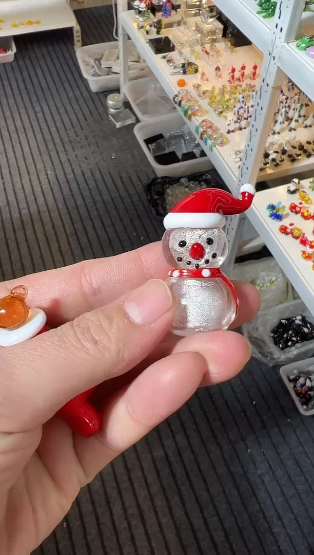 手工艺品琉璃雪人