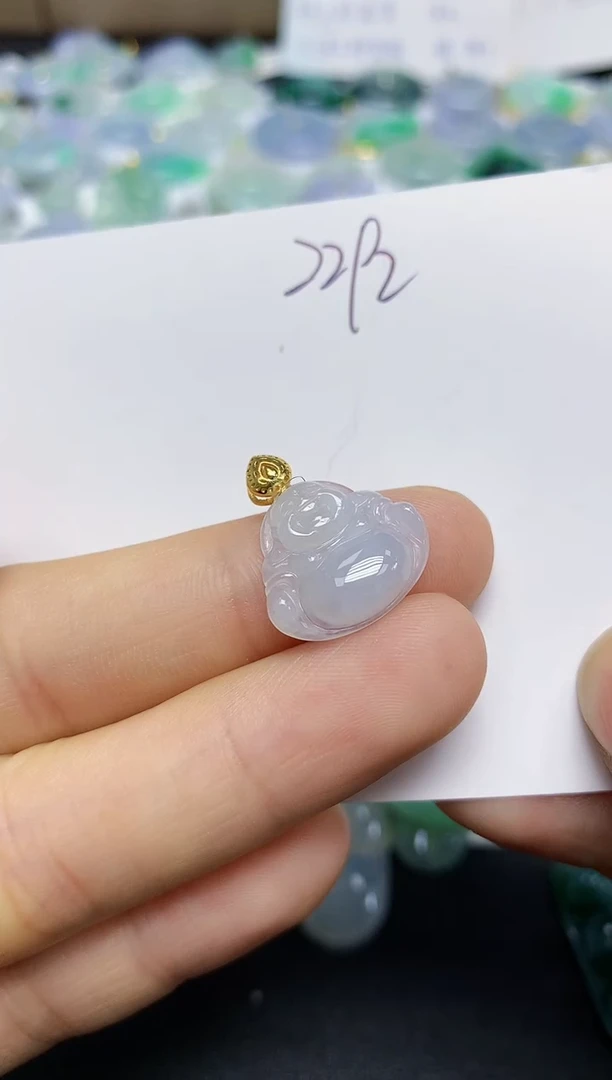 翡翠未镶嵌颈饰天然缅甸翡翠A货