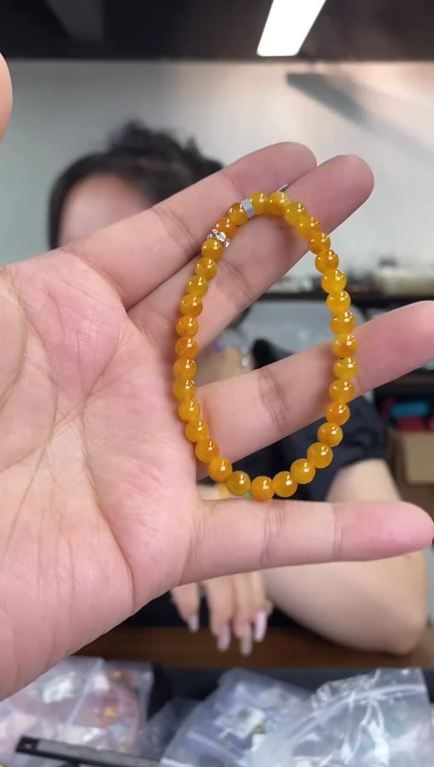 未镶嵌手链翡翠多样性发其一颜色微差