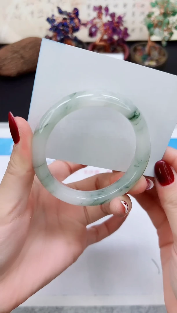 未镶嵌手镯石英质玉A165-55`56`57