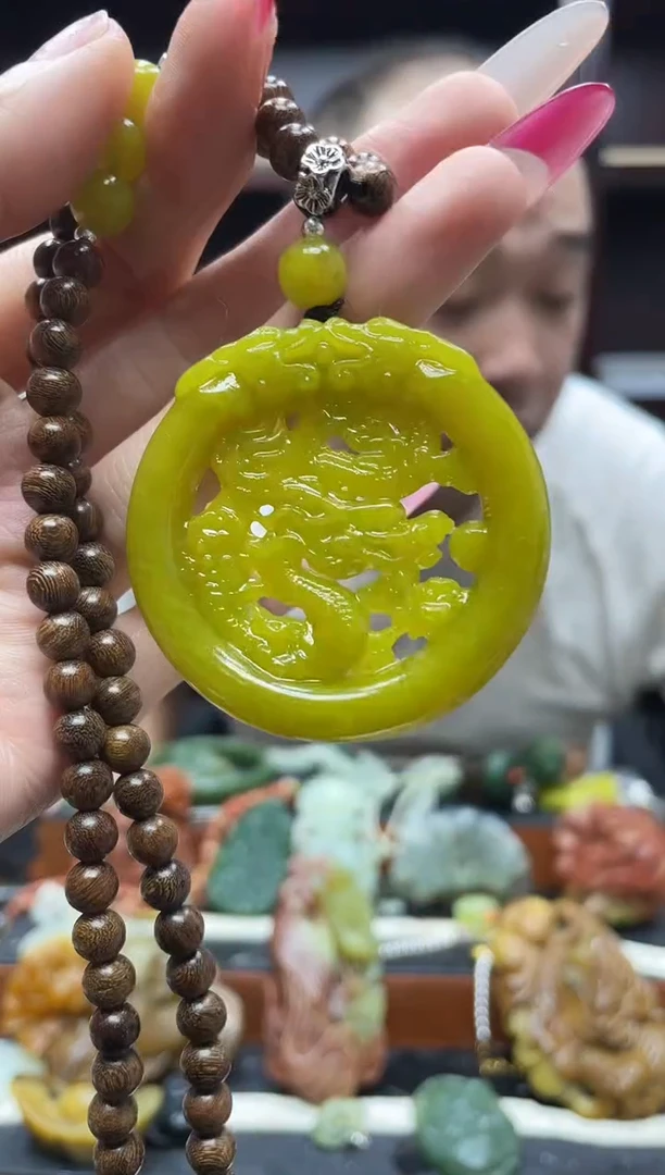 未镶嵌岫玉吊坠多样性发*货拍一发一