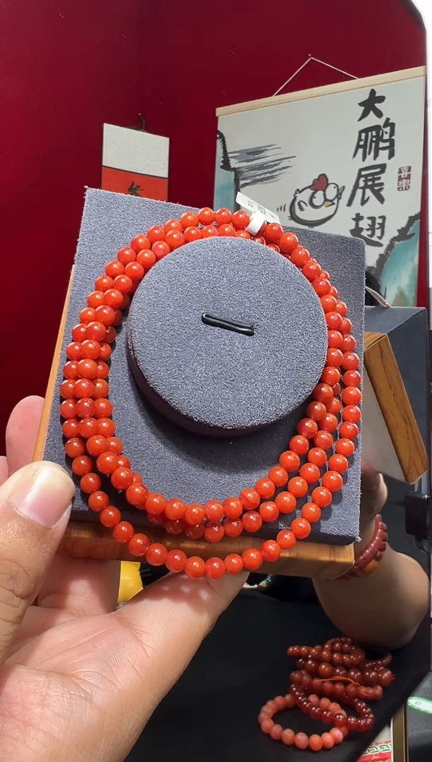 未镶嵌手链南红玛瑙瓦西南红5m/lxy11001一物一拍