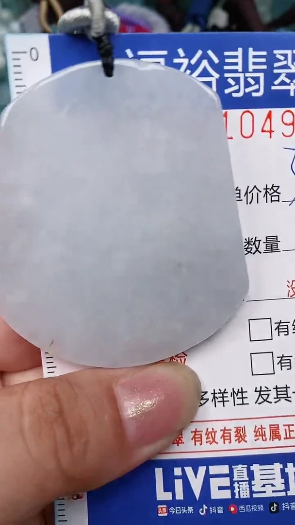 翡翠未镶嵌颈饰..0001049