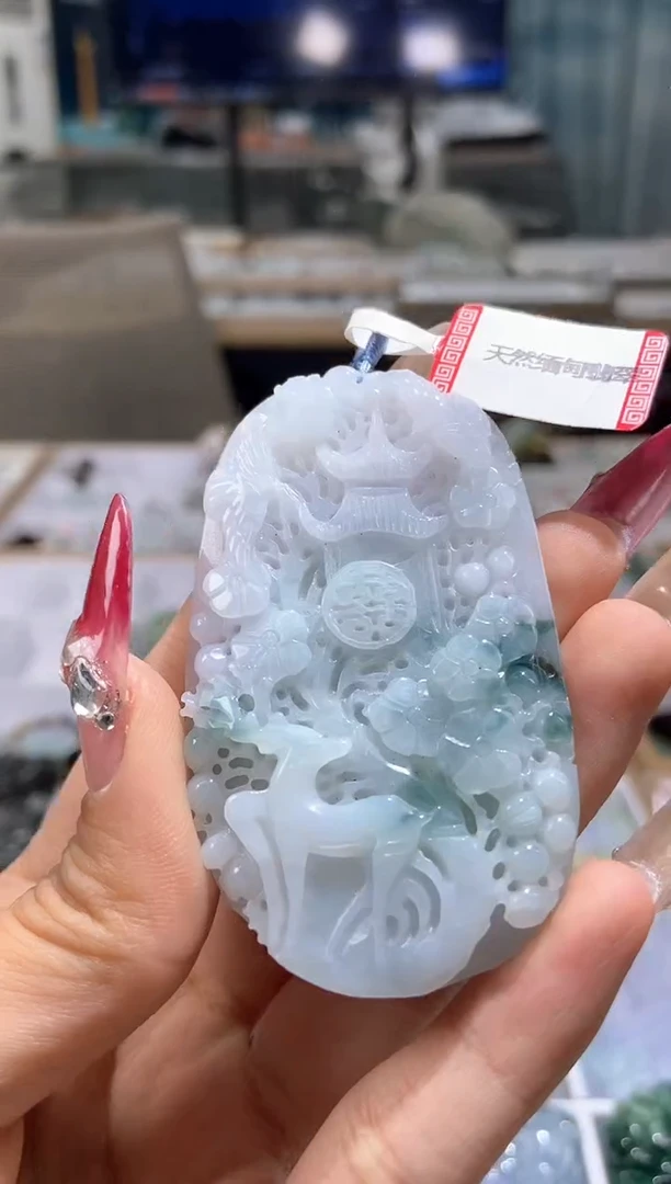 【闪购商品】翡翠颈饰未镶嵌天然缅甸翡翠A货未镶嵌