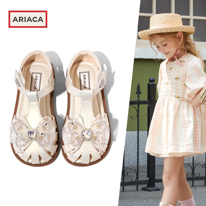 ARIACA艾芮苏女童凉鞋包头公主鞋夏季新款中小童女孩儿童软底鞋子