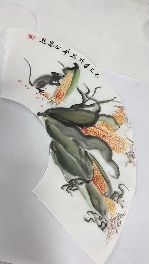 国画朱路军/国画/花鸟