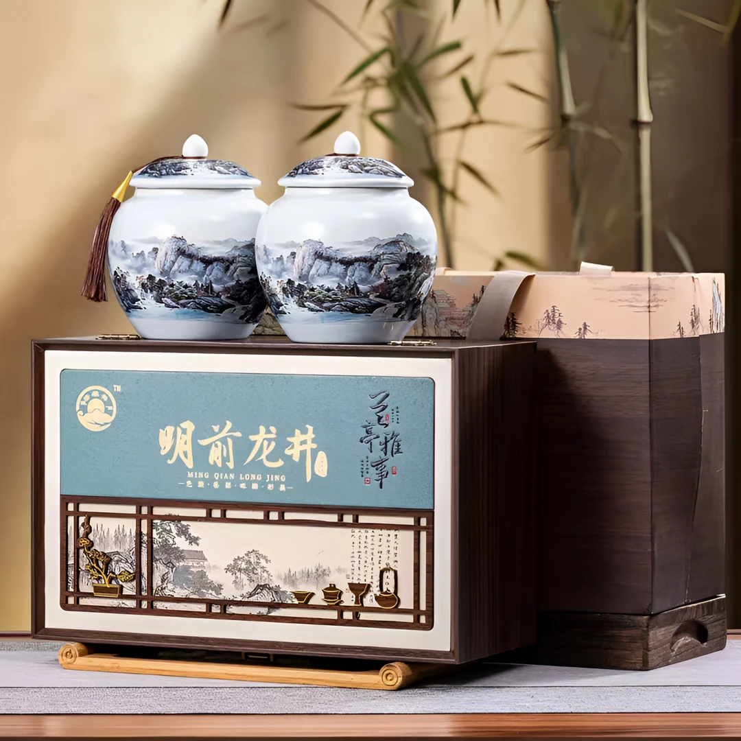兰亭雅事正宗龙井茶叶礼盒装2025春茶明前春茶过节送礼送长辈领导