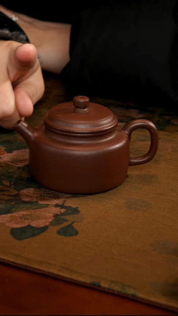 茶壶紫砂紫泥德钟小壶