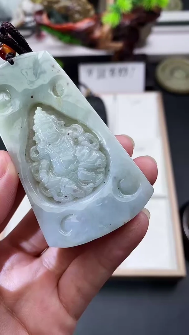 颈饰未镶嵌翡翠天然缅甸A货翡翠