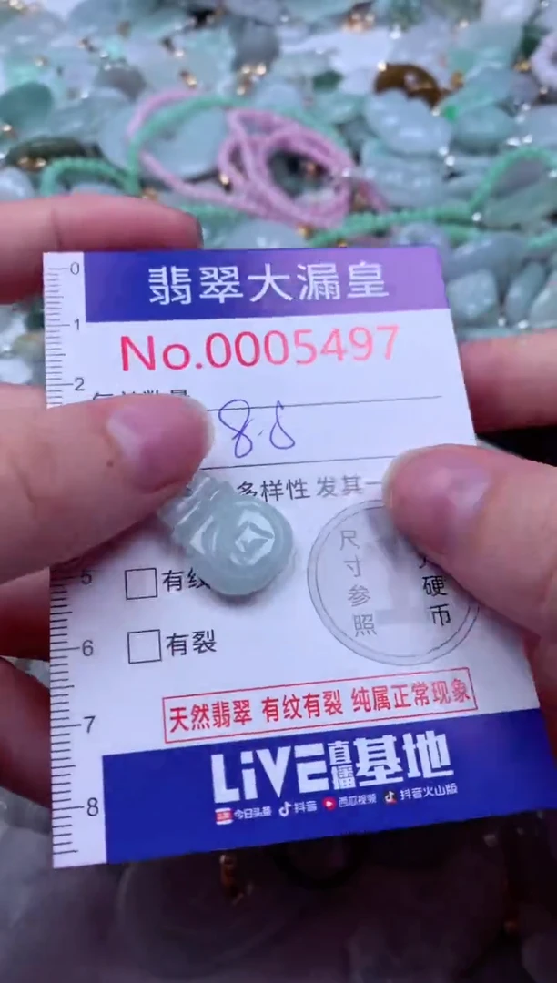 吊坠(不含链)未镶嵌翡翠5497