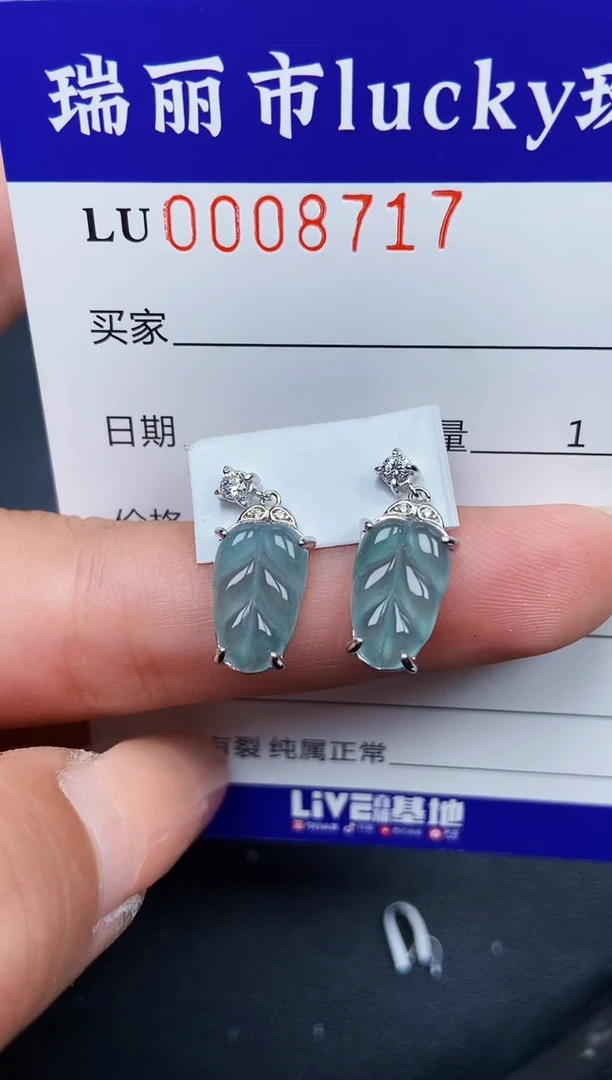 【闪购商品】翡翠颈饰银S925镶嵌8717
