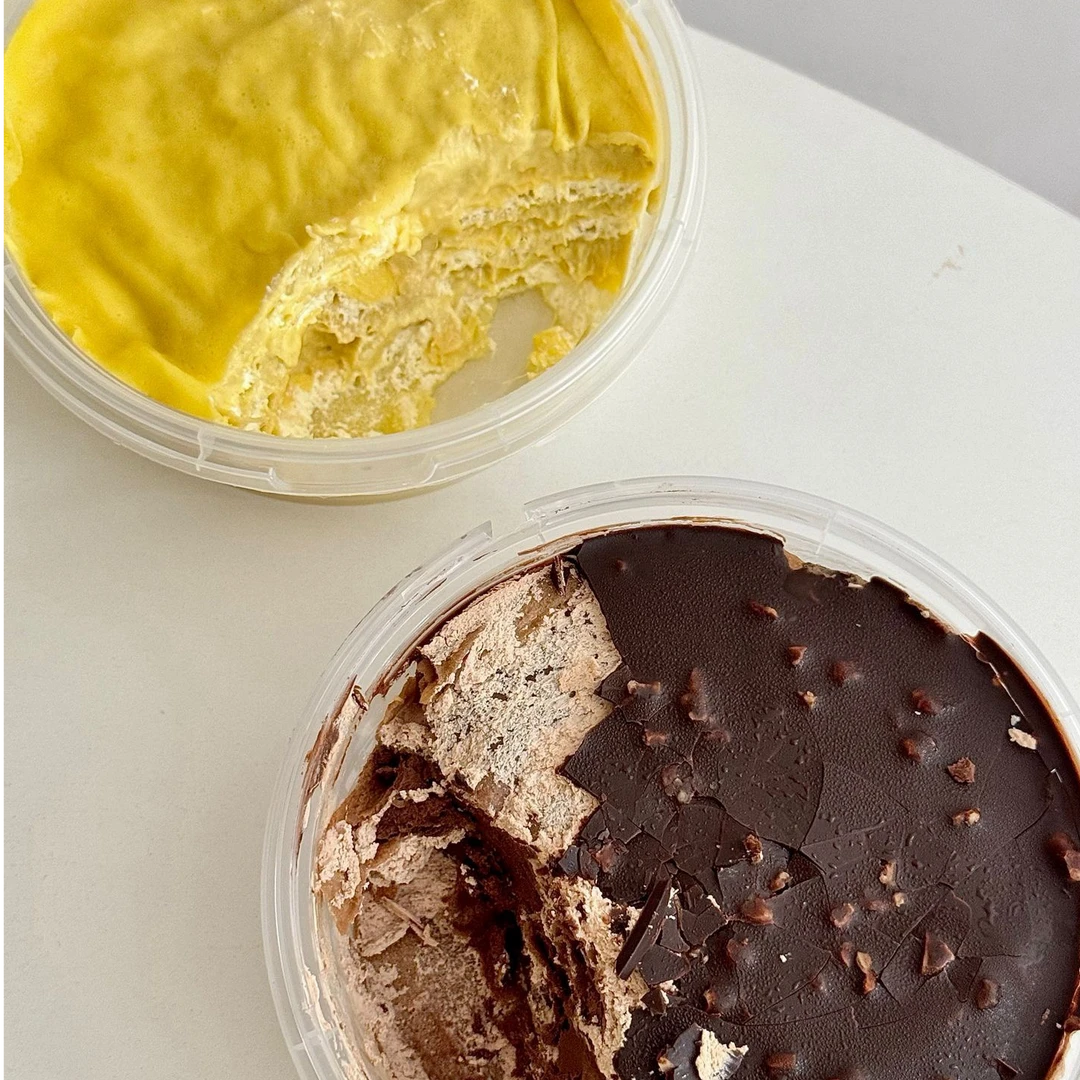 【焙尔妈妈】秋日限定一人份轻享碗蛋糕榴莲梦龙动物奶油解馋小甜品