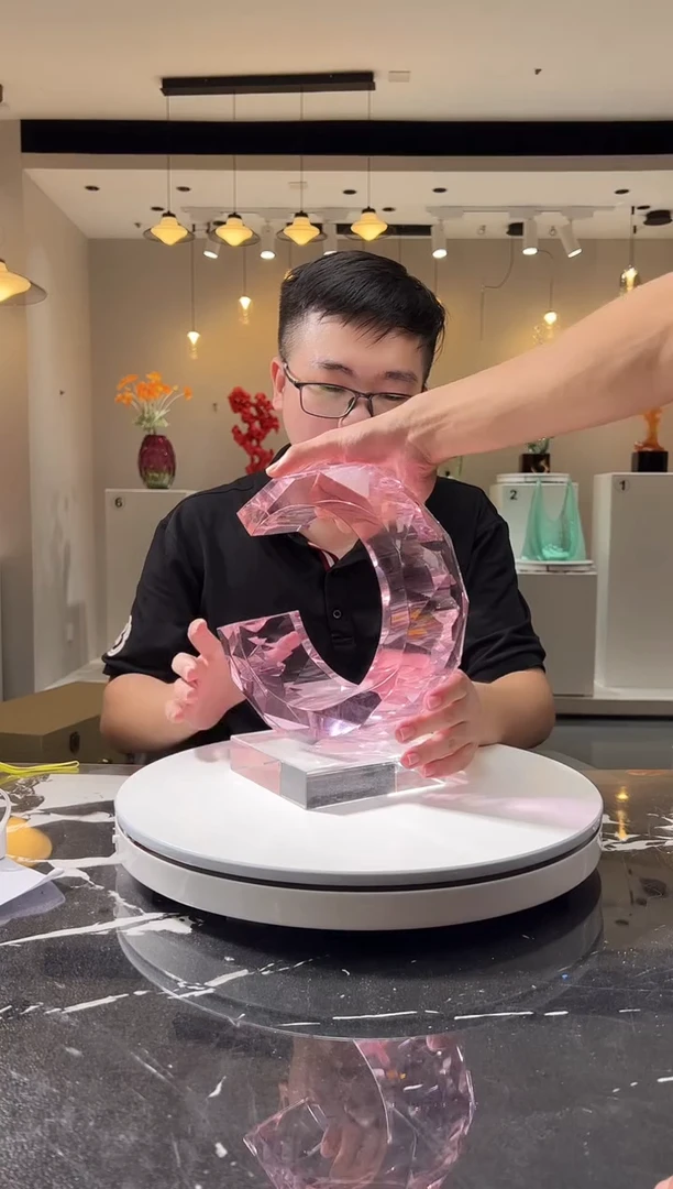 茶宠巴比特美学 粉色光影之环开口