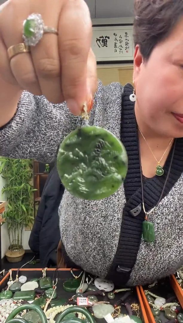 颈饰未镶嵌和田玉多样性发一  15