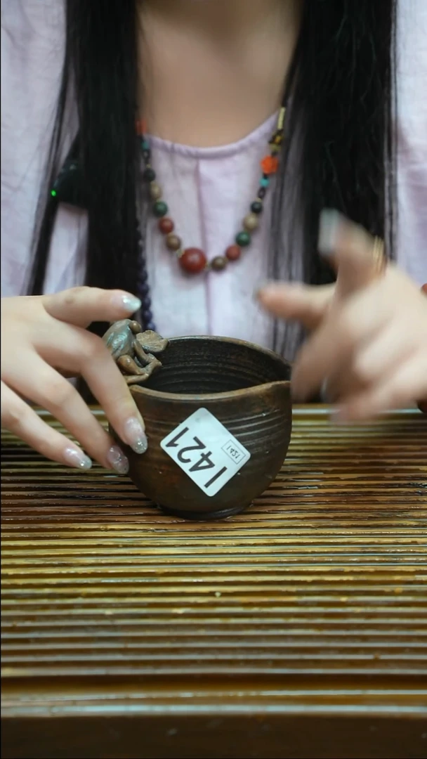 万古烧粗陶手工茶具