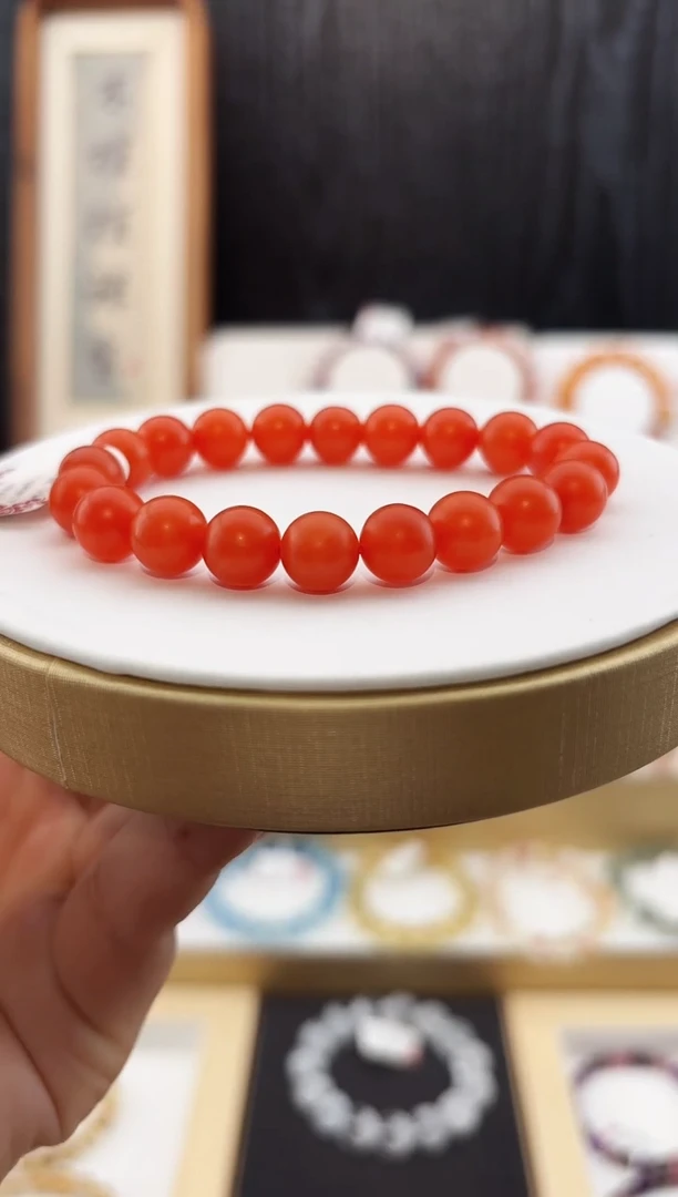 未镶嵌手串南红玛瑙XL3489南红手串9+多样性发一