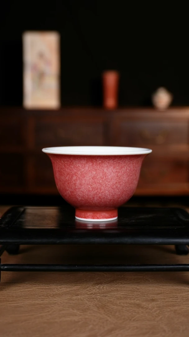 杯子豇豆工景德镇纯手工陶瓷