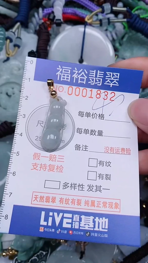 翡翠未镶嵌颈饰...0001832