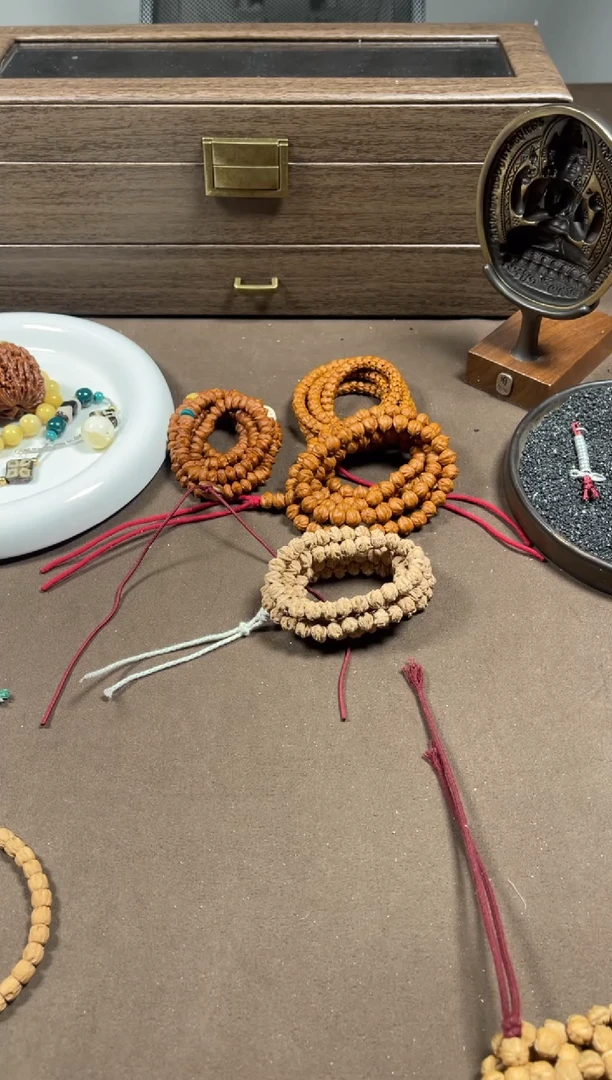 手串柏香籽/百香籽小鱼出品--麻皮横打