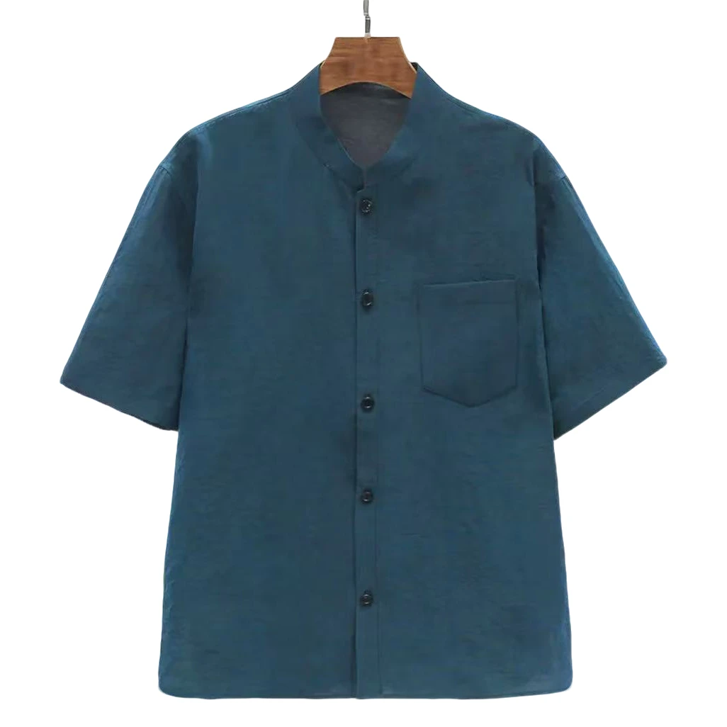 【蓝龟套装】香云纱100%桑蚕丝春夏男士薄款宽松大码中式唐装中国风