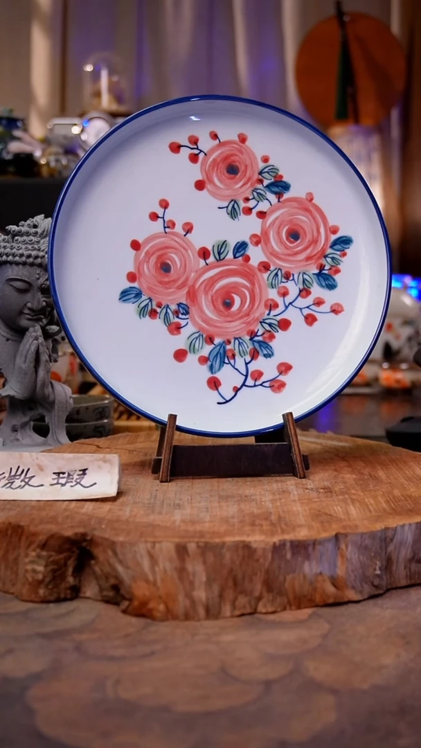 杯子玫瑰手工手绘手工手绘