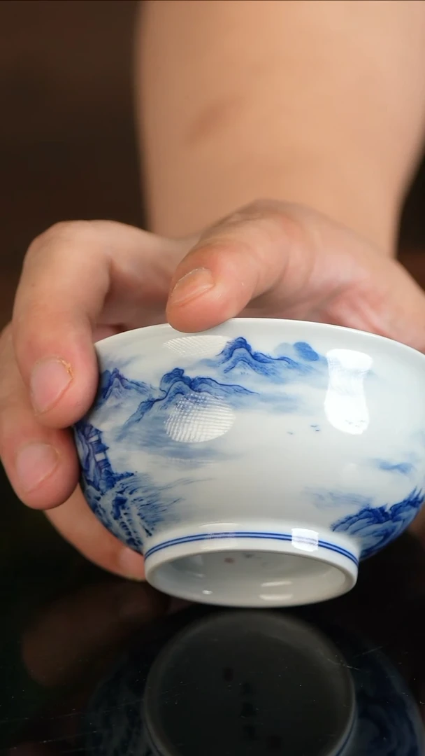 M***k景德镇手工手绘杯