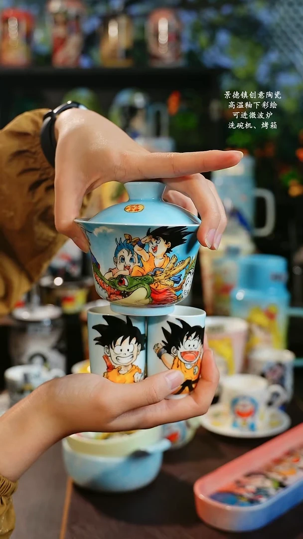 景德镇高温釉下彩纯手工手绘