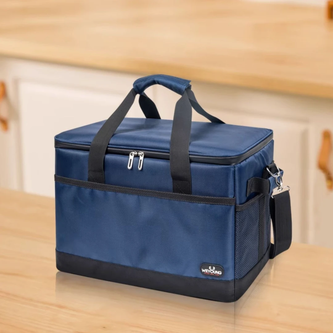 温箱冷藏冰包大号外送送餐商用摆摊冬季饭菜露营户外可携式野餐包