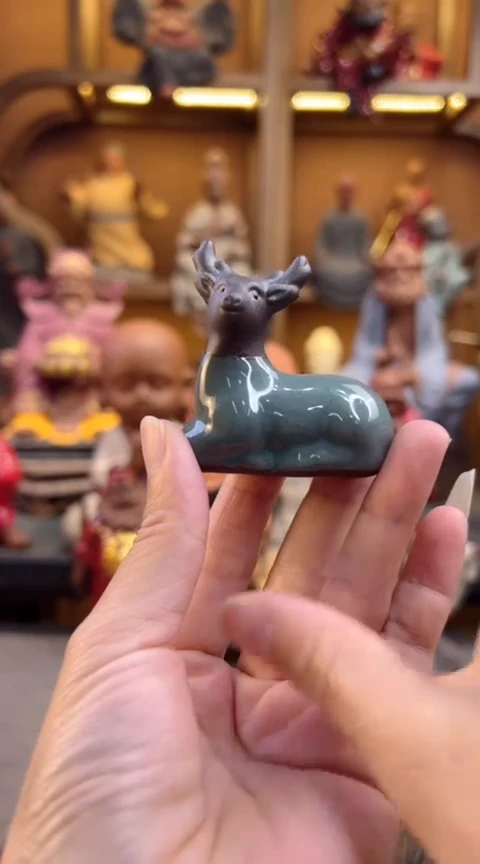 紫砂茶宠器闵茶宠摆件