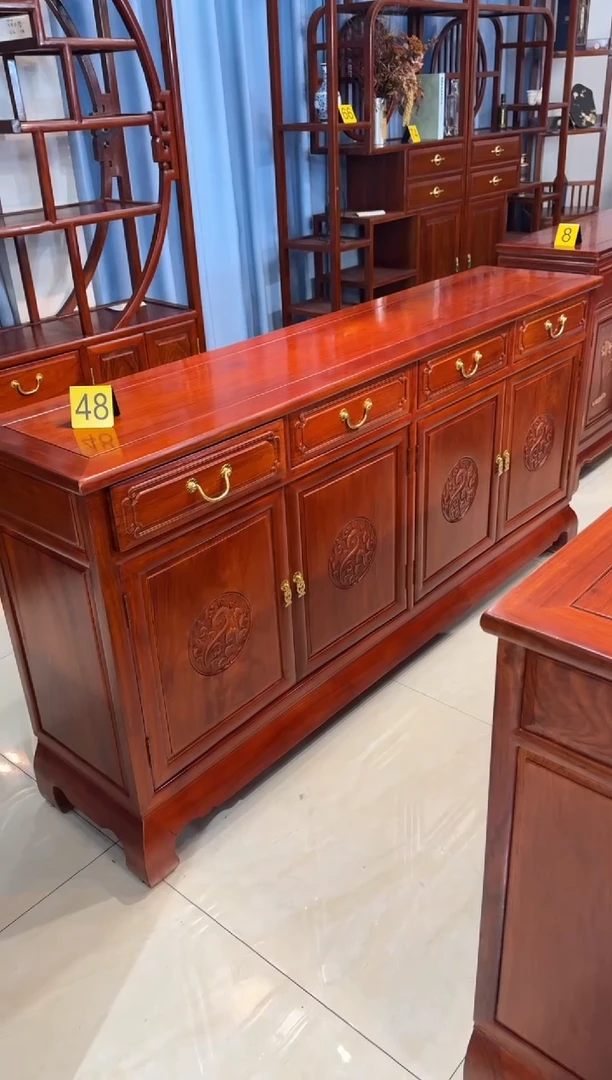 花梨木类柜类家具178*40*88餐边柜刺猬紫檀