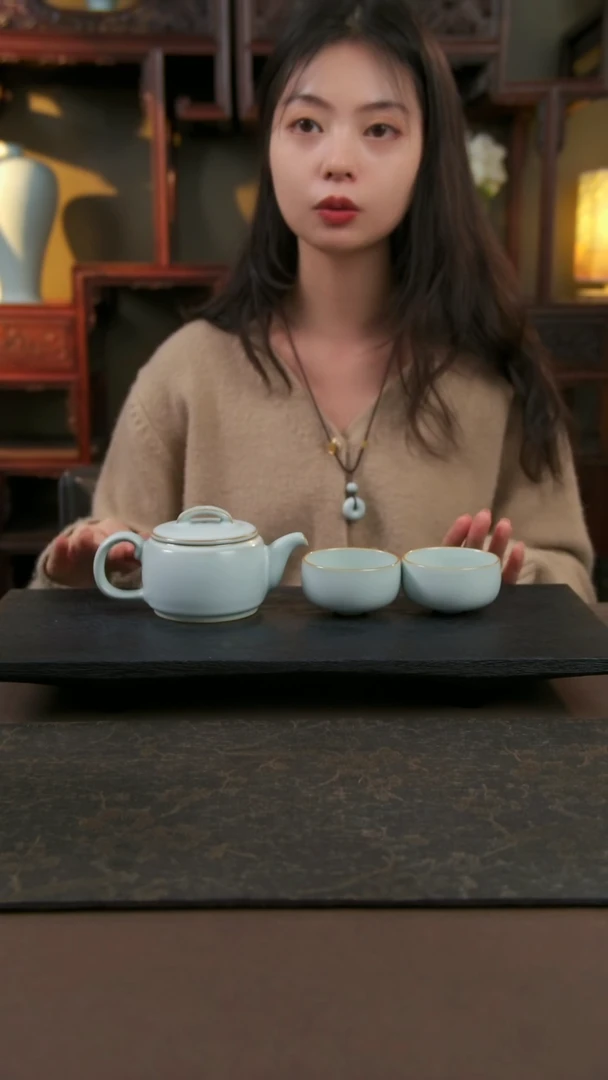 【闪购商品】杯汉瓦居善茶组（开片可养）