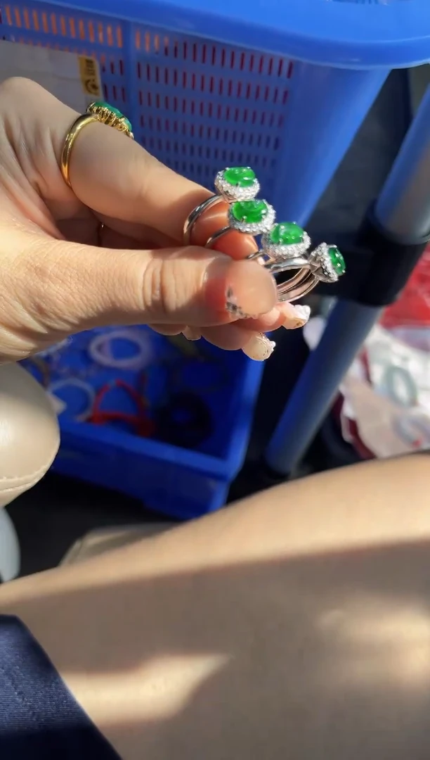 【闪购商品】翡翠戒指合金0733462618多样性发一