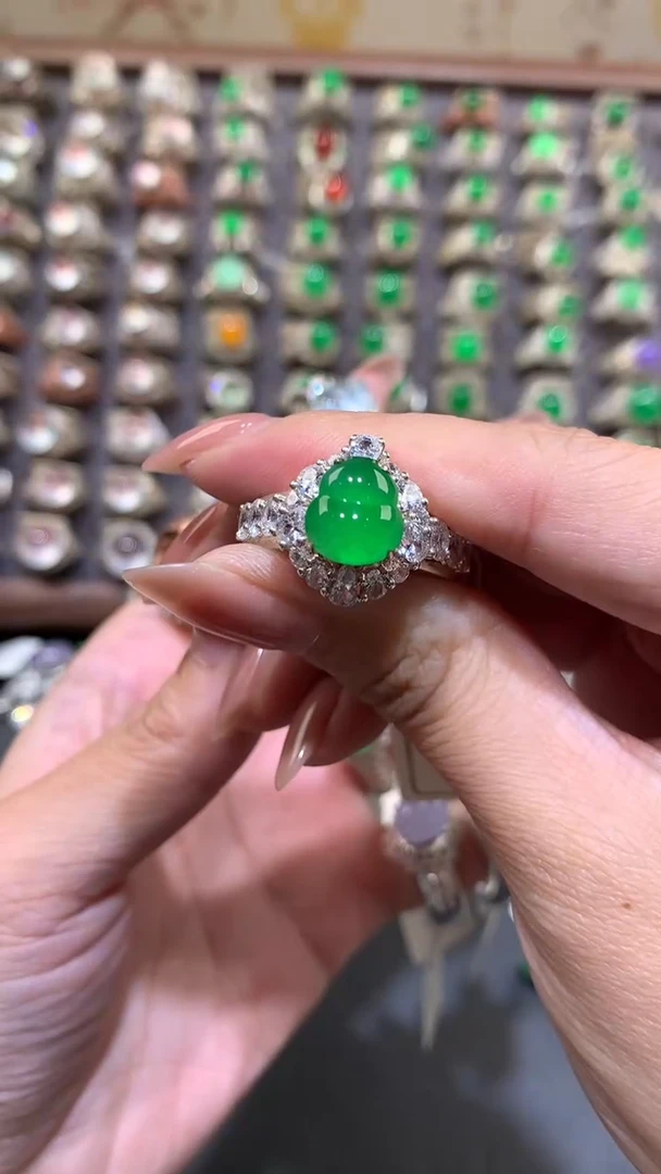 未镶嵌定制翡翠天然缅甸A货翡翠  9.2