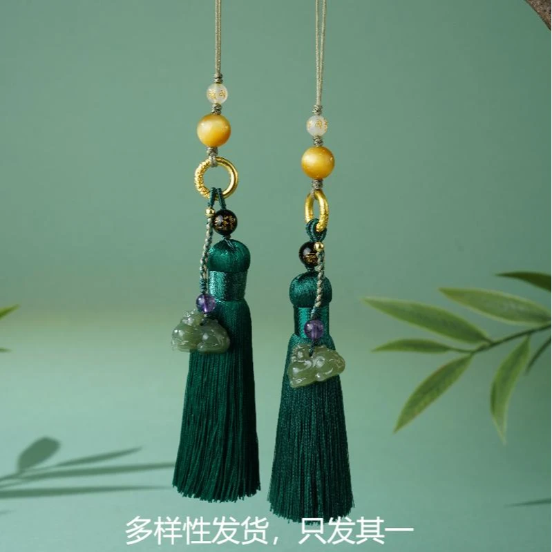 2025助力更优秀的方法论青黄口麒麟挂件【多样性发货，发一件】