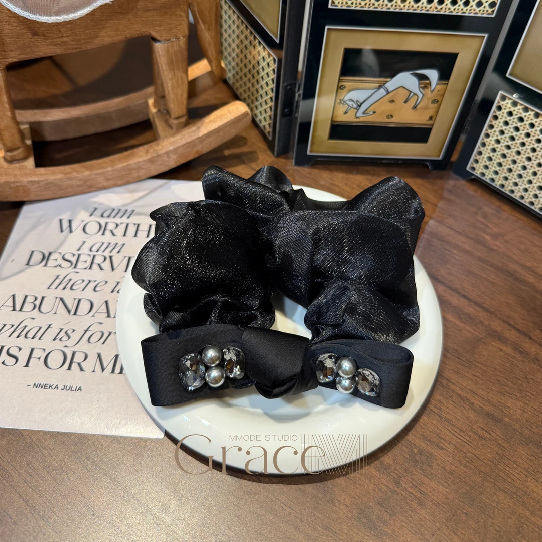 「小千金」韩国25发绳发圈肠圈丸子头