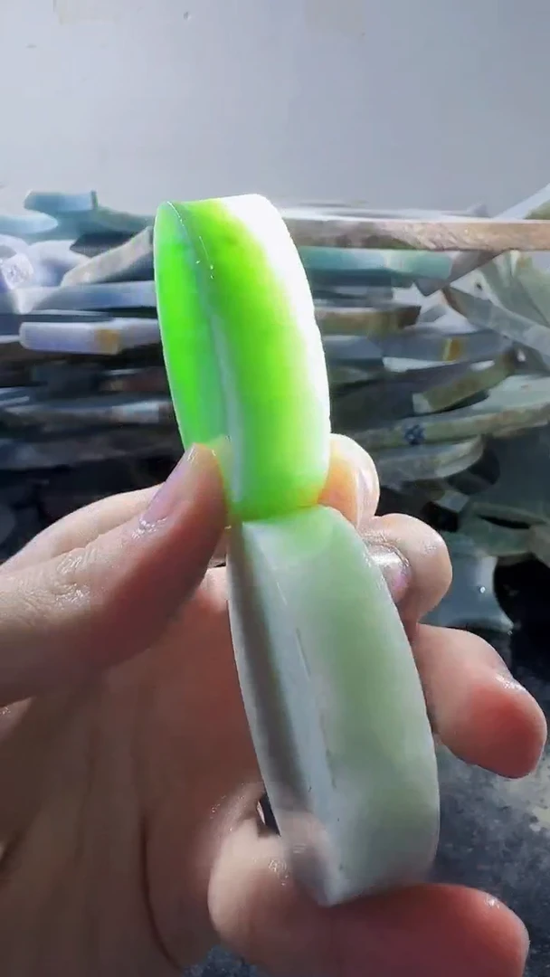 裸石翡翠缅甸翡翠A货文1196