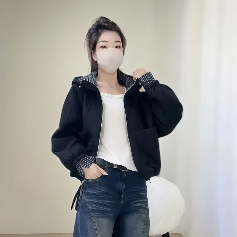 2025新款二棉棉服短外套上衣女款长袖加棉外套女款爆款2025新款