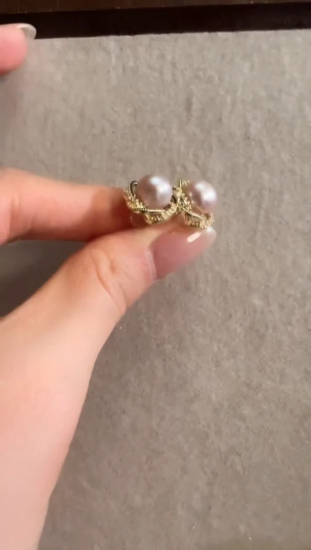 未镶嵌淡水珍珠耳饰珍珠