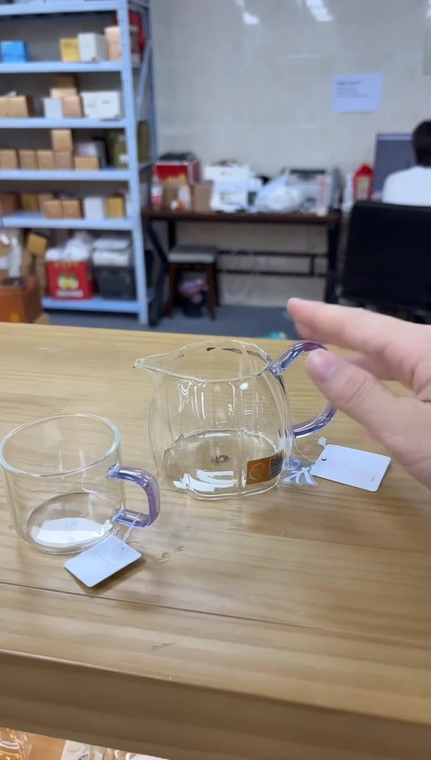 禾器倾妍茶海浅紫色+禾器清禾杯一个装