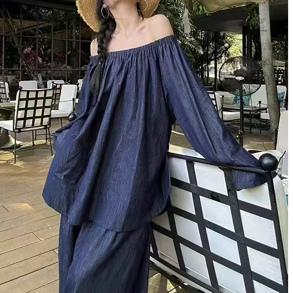 新款遮肚子藏肉上衣慵懒风休闲风时尚套装气质复古街头风时尚夏季