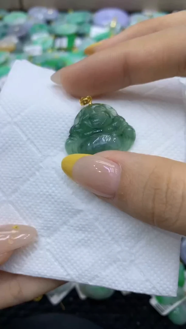 颈饰未镶嵌翡翠天然缅甸翡翠A货