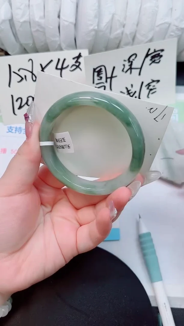 石英质玉手镯未镶嵌b24-圈口59-60