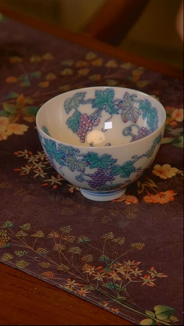 杯手工手绘杯杯很美丽