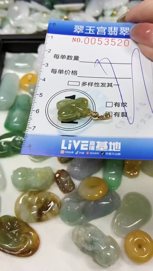 【闪购商品】翡翠颈饰未镶嵌闪购0053520